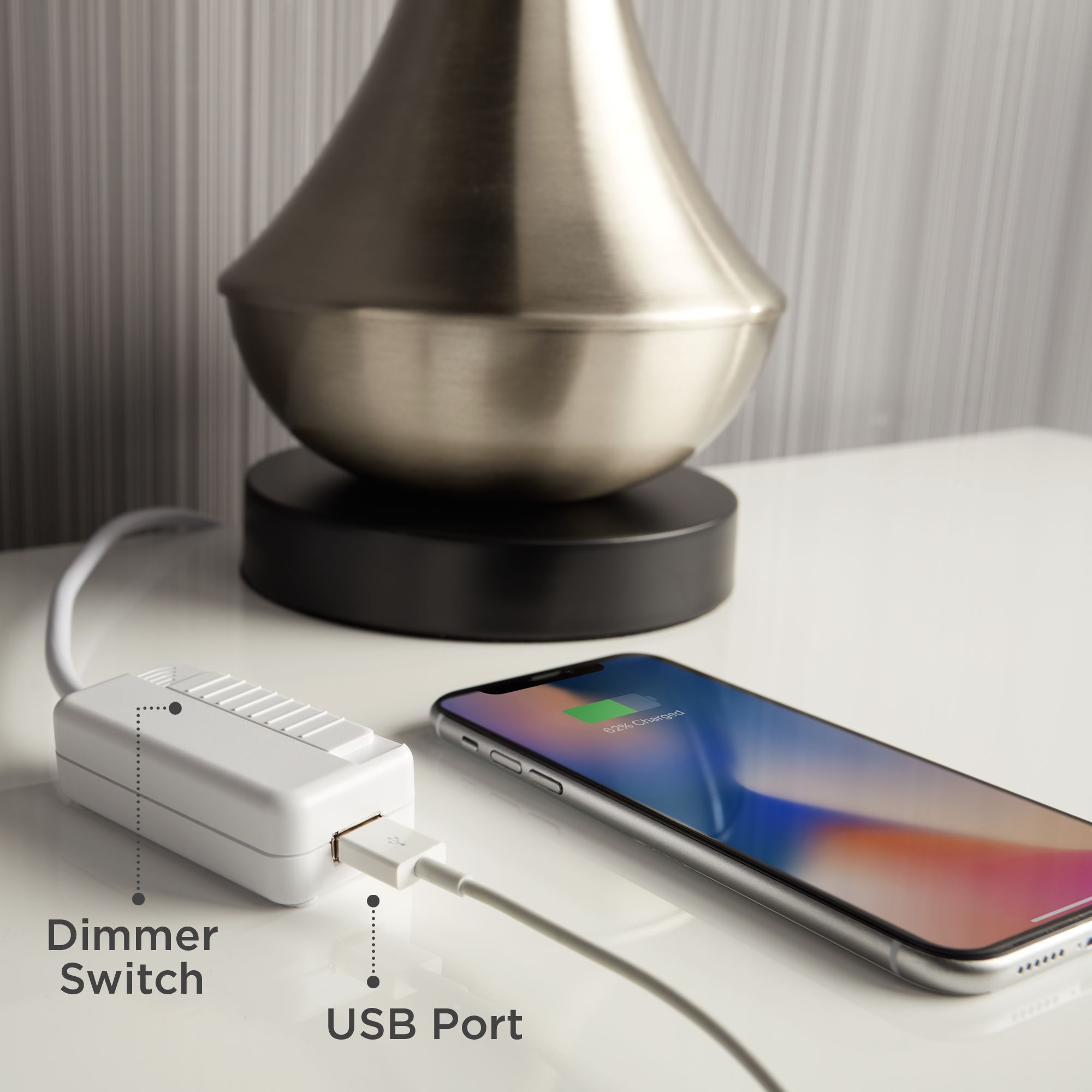 Possini Euro Jaime 26" Blue Gray Art Glass Table Lamp with USB Dimmer