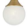 3_Possini Euro Jaime 7 3/4"W Warm Brass Globe Ceiling Light more views
