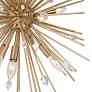 Thumbnail4 of Possini Euro Janae 29 1/2" Wide Antique Gold Starburst Pendant Light more views