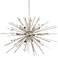 Possini Euro Janae 29 1/2" Wide Polished Nickel Modern Sputnik Pendant