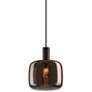3_Possini Euro Janna 7 1/2" Wide Espresso Glass Mini Pendant