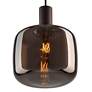 6_Possini Euro Janna 7 1/2" Wide Espresso Glass Mini Pendant more views