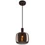 Watch A Video About the Possini Euro Janna Espresso Glass Mini Pendant