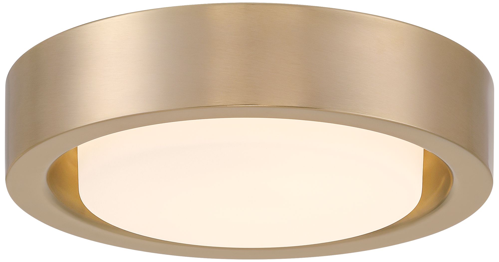 Image 3 Possini Euro Jayson 12 3/4" Wide Modern Satin Bronze LED Ceiling Light