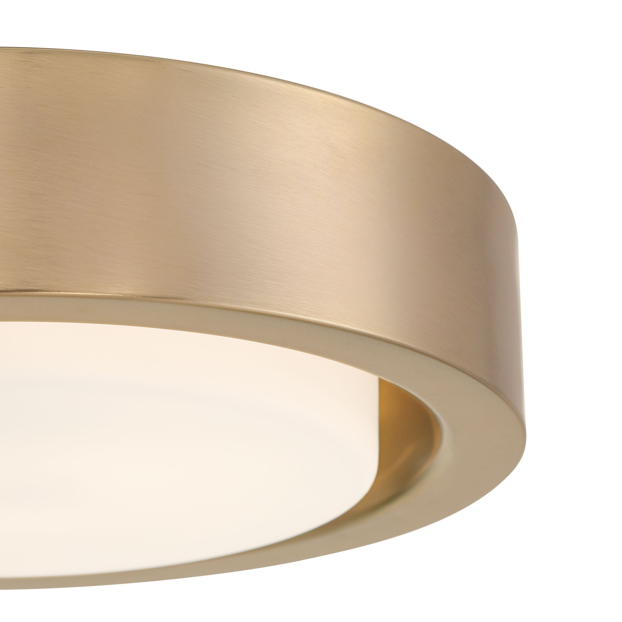 Image 4 Possini Euro Jayson 12 3/4" Wide Modern Satin Bronze LED Ceiling Light more views