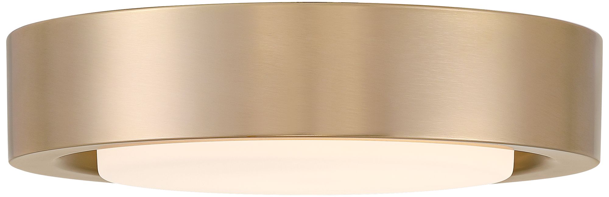 Image 5 Possini Euro Jayson 12 3/4" Wide Modern Satin Bronze LED Ceiling Light more views