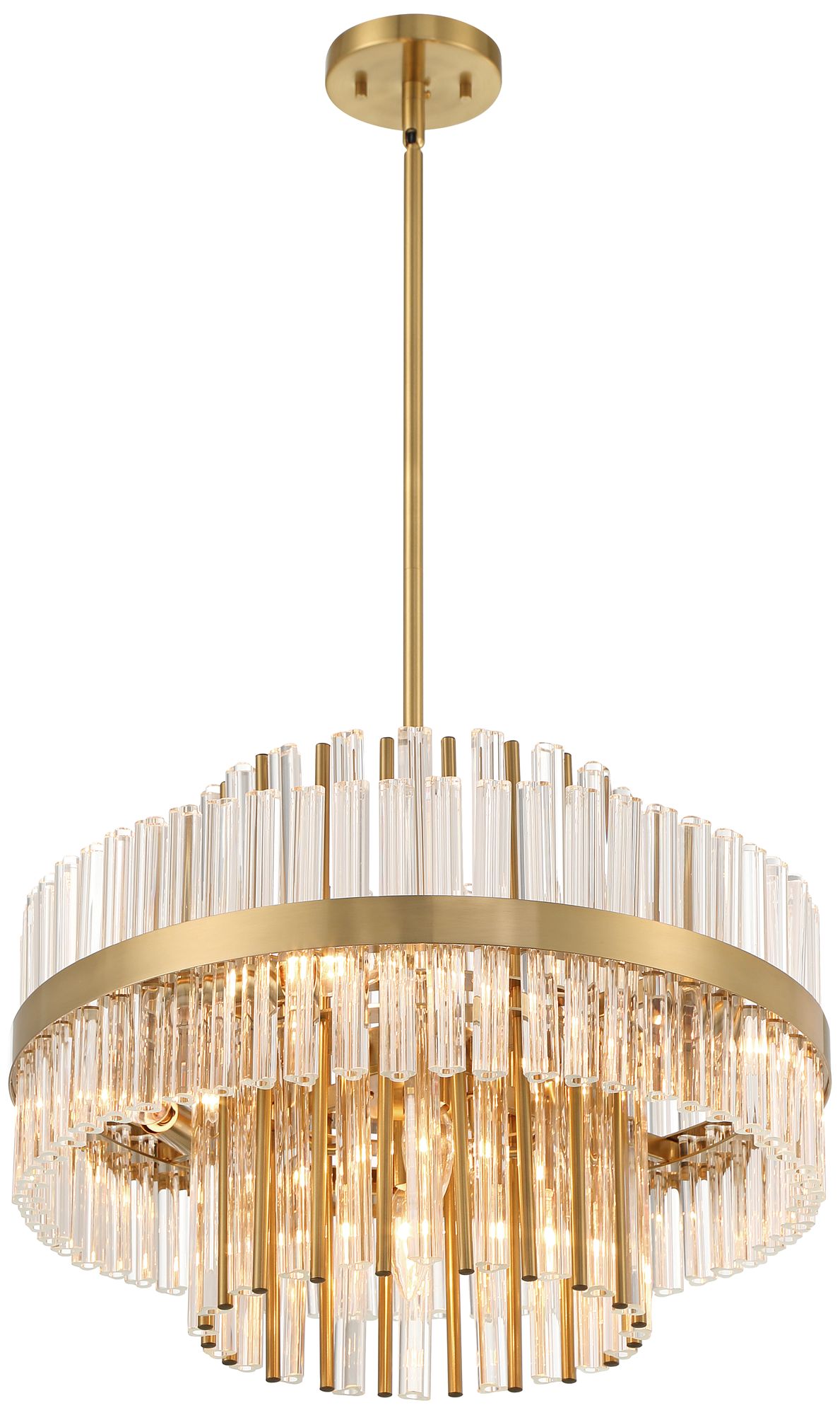Watch A Video About the Possini Euro Jenna Soft Gold 8 Light Pendant