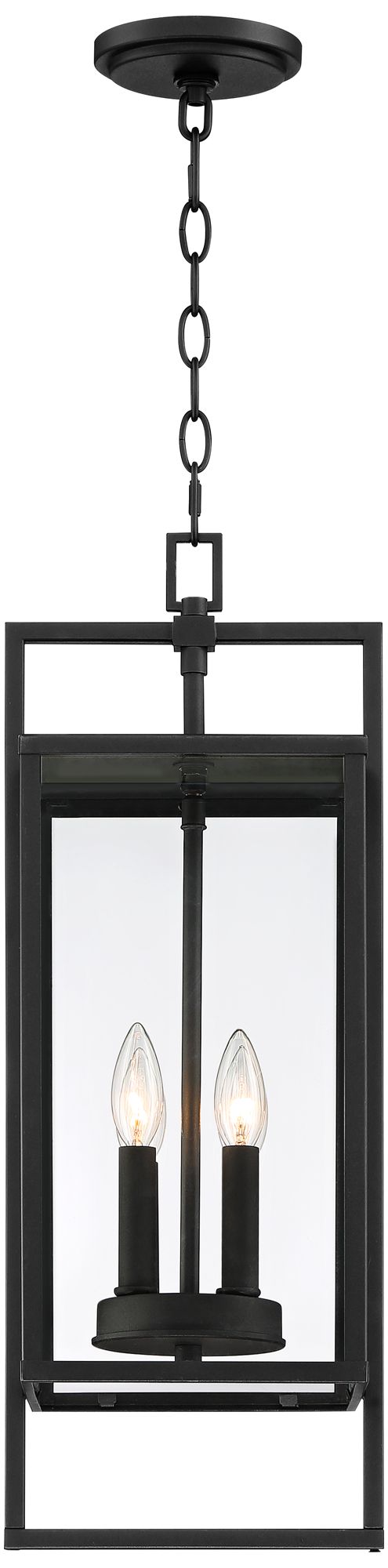 Watch A Video About the Possini Euro Jericho Black 4 Light Outdoor Hanging Light
