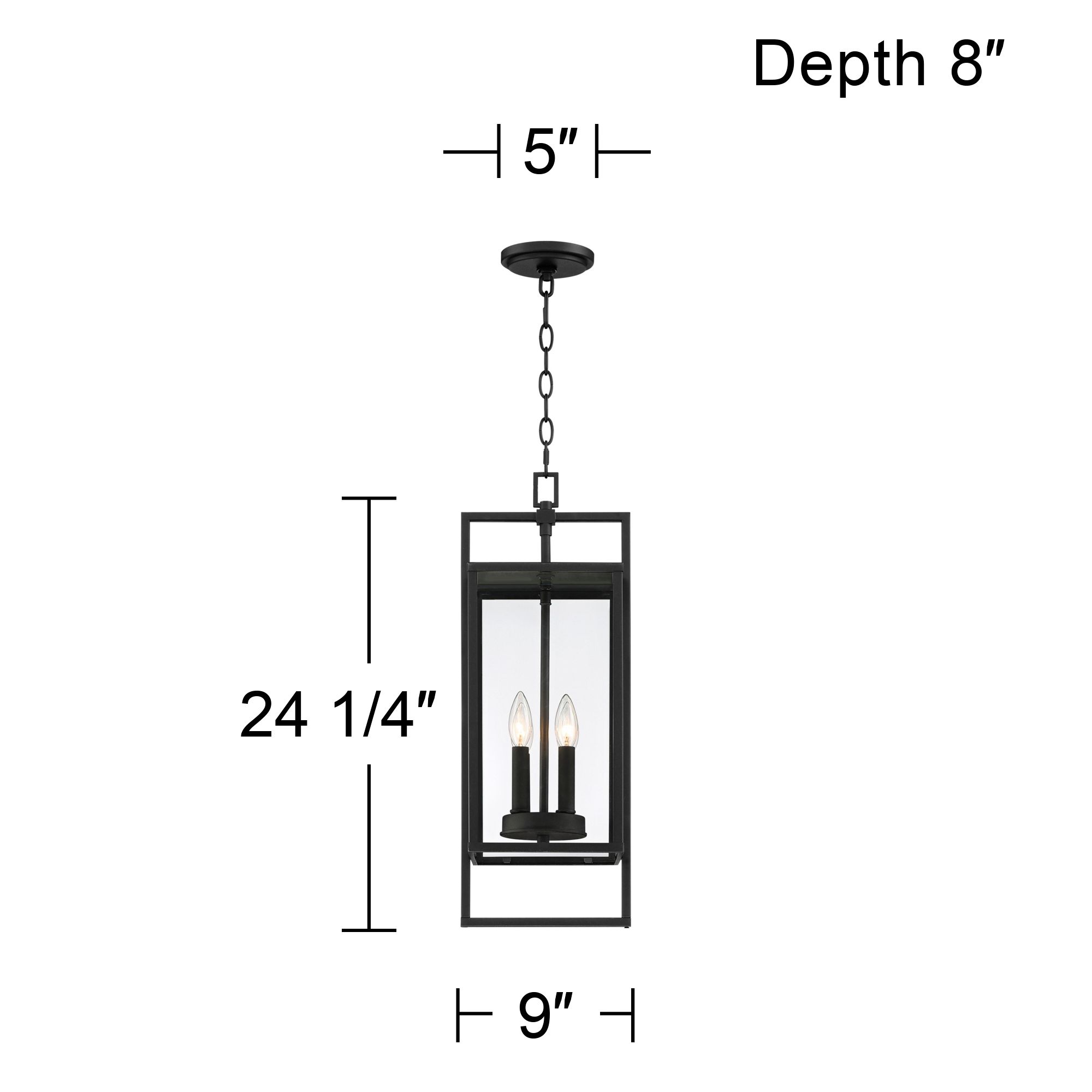 Watch A Video About the Possini Euro Jericho Black 4 Light Outdoor Hanging Light