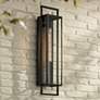 Watch A Video About the Possini Euro Jericho Black Modern Outdoor Wall Light