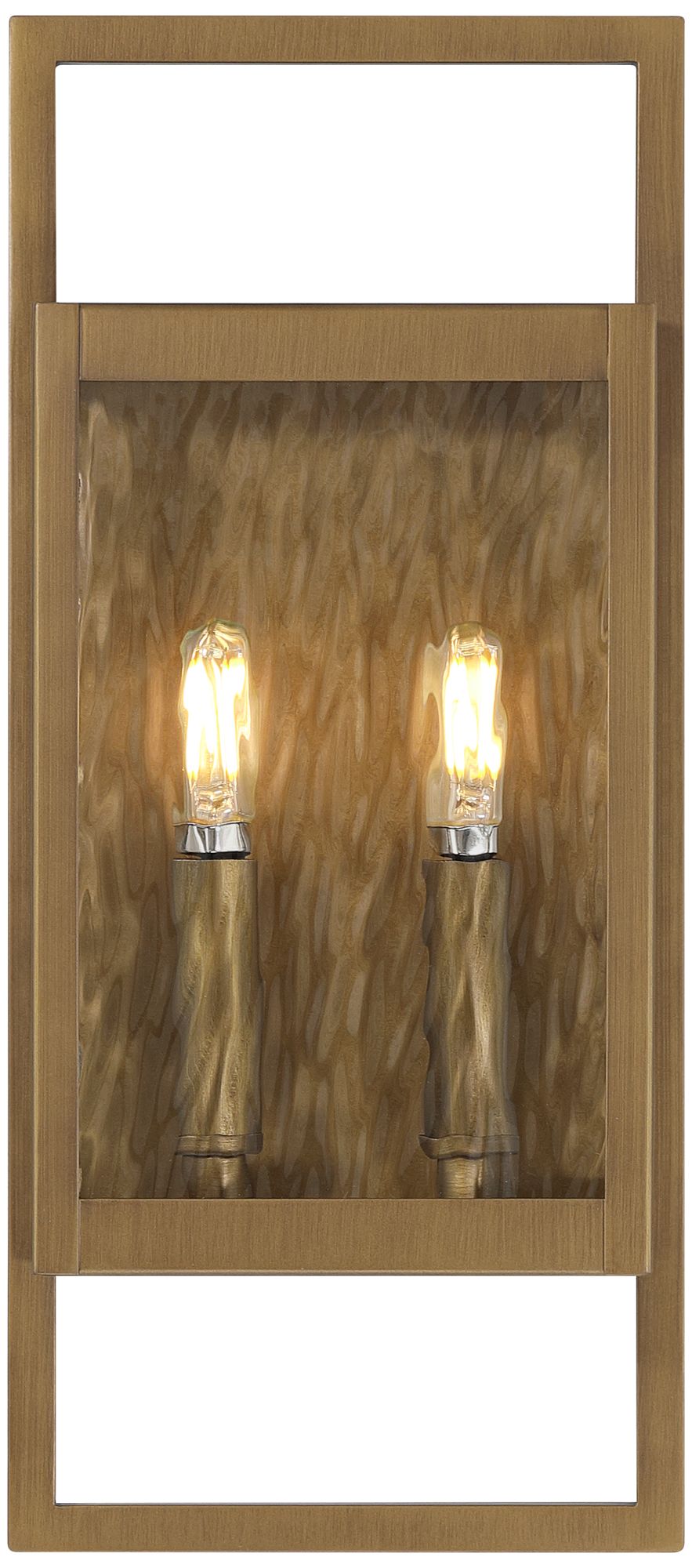 Image 5 Possini Euro Jerry 16"H Aged Brass 2Lt Marine Grade Outdoor Wall Light more views