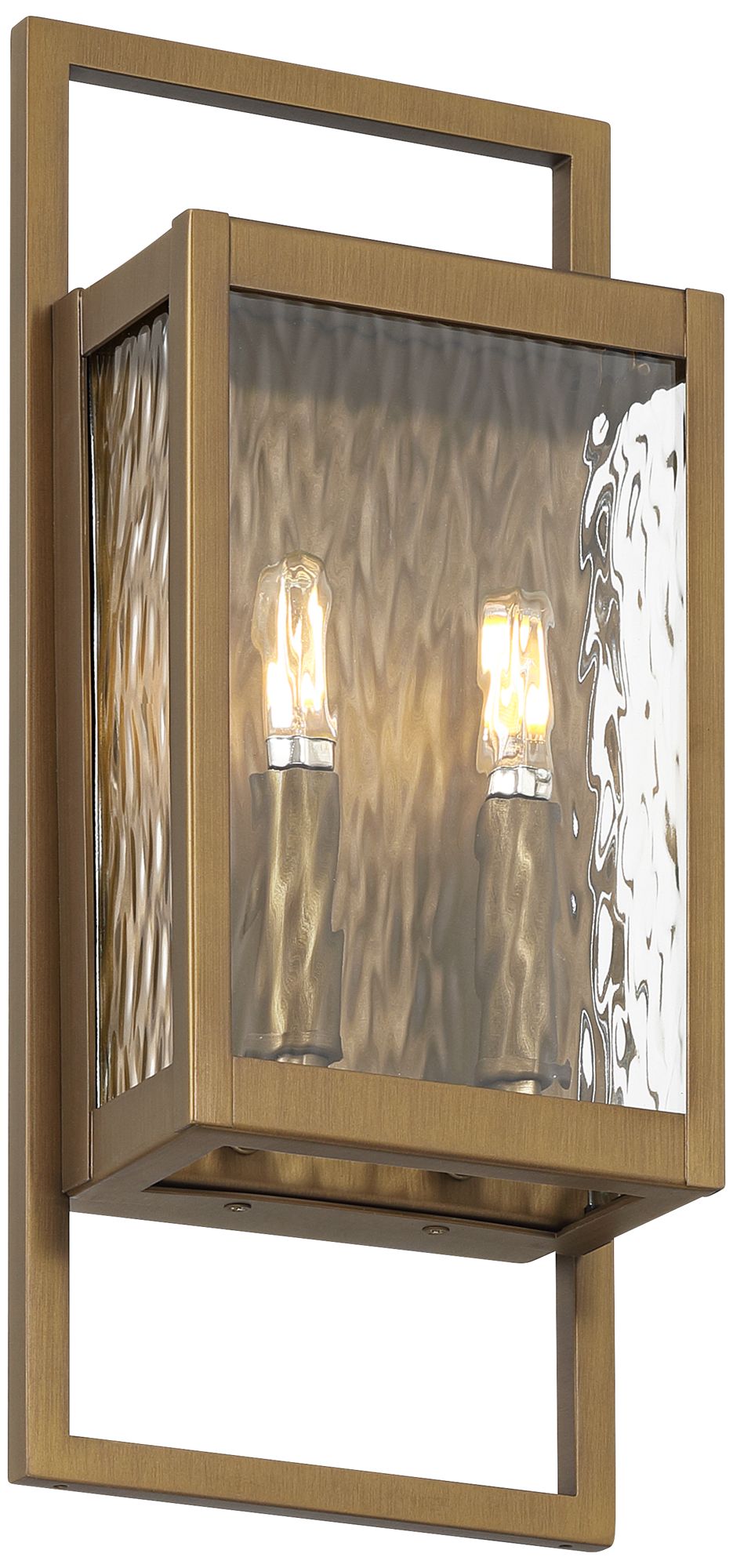 Watch A Video About the Possini Euro Jerry Aged Brass 2 Light Outdoor Wall Light