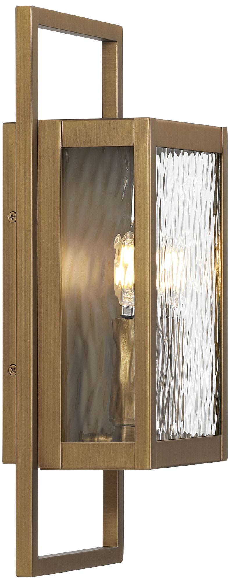 Watch A Video About the Possini Euro Jerry Aged Brass 2 Light Outdoor Wall Light
