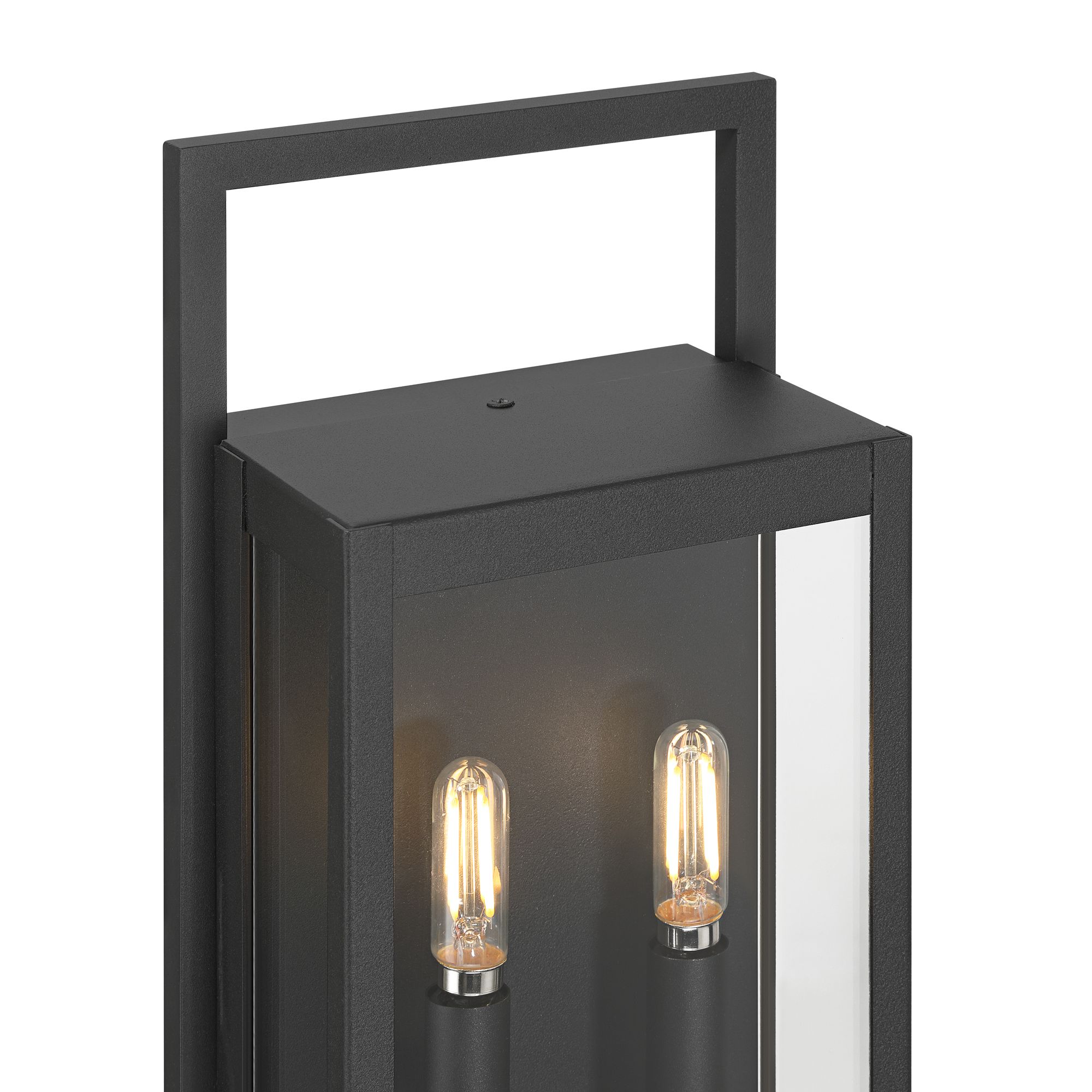 Image 2 Possini Euro Jerry 16"H Sand Black 2Lt Marine Grade Outdoor Wall Light more views
