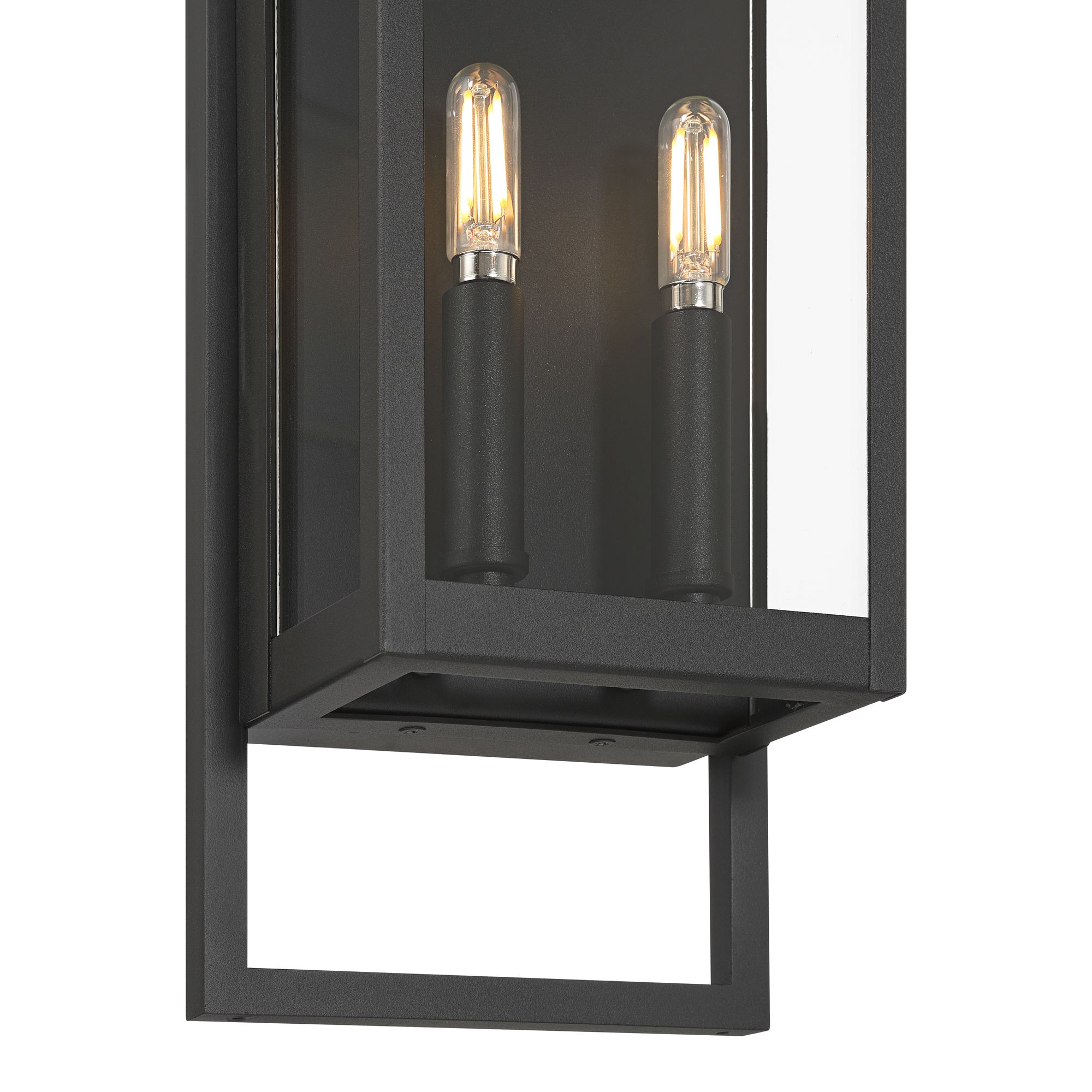 Image 3 Possini Euro Jerry 16"H Sand Black 2Lt Marine Grade Outdoor Wall Light more views