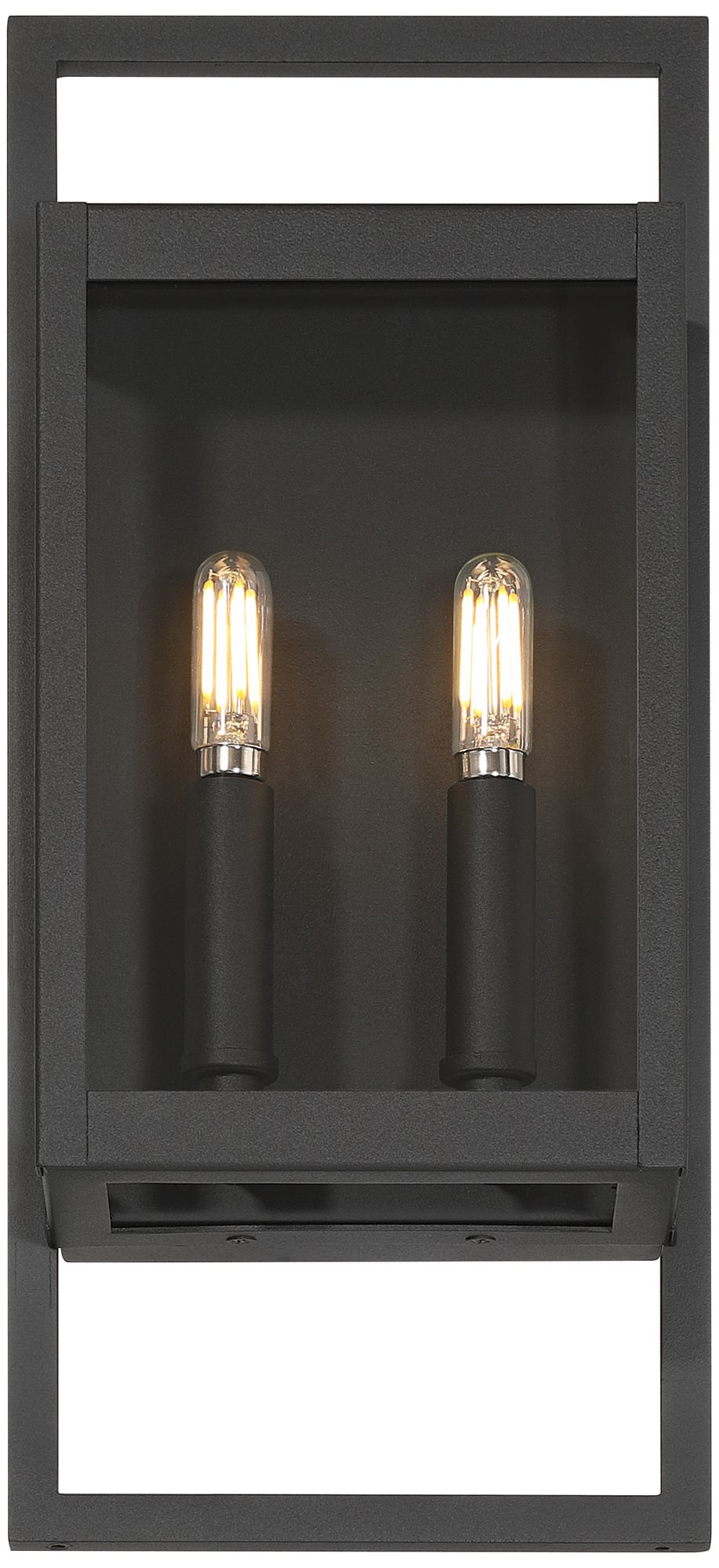 Image 4 Possini Euro Jerry 16"H Sand Black 2Lt Marine Grade Outdoor Wall Light more views