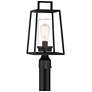2_Possini Euro Jersey 17 1/2" Matte Black Outdoor Post Light