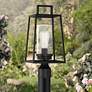 1_Possini Euro Jersey 17 1/2" Matte Black Outdoor Post Light