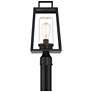 5_Possini Euro Jersey 17 1/2" Matte Black Outdoor Post Light more views