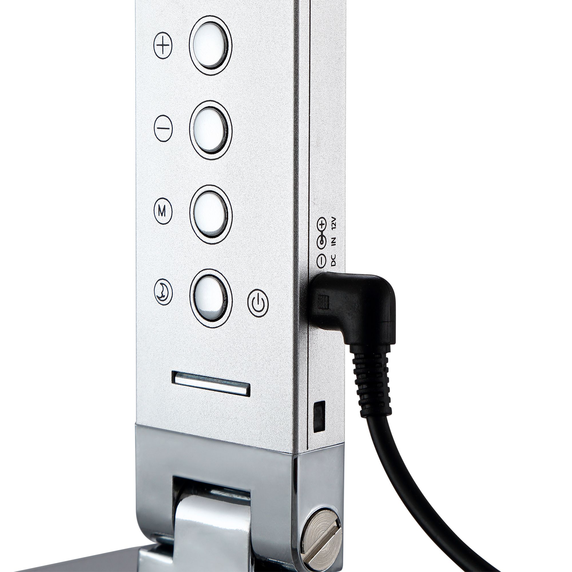 Image 7 Possini Euro Jett Silver Adjustable Modern LED USB Night Light Desk Lamp more views
