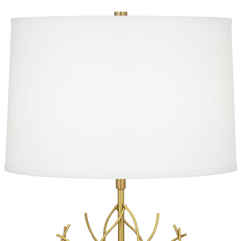 Image 3 Possini Euro Johan 30 1/2" Modern Gold and White Marble Table Lamp more views