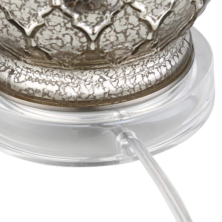 Possini Euro Jordan Mercury Glass Table Lamp more views