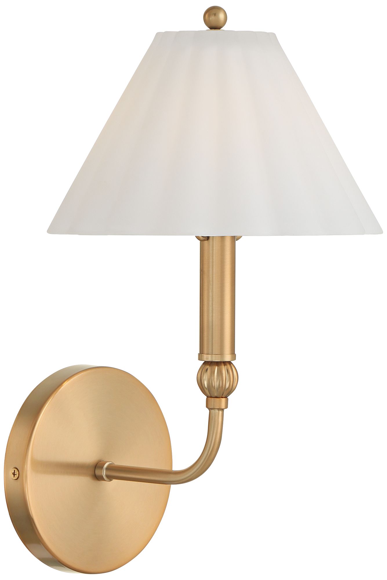 Image 6 Possini Euro Josephine 13 1/2" High Soft Gold and Glass Wall Sconce more views