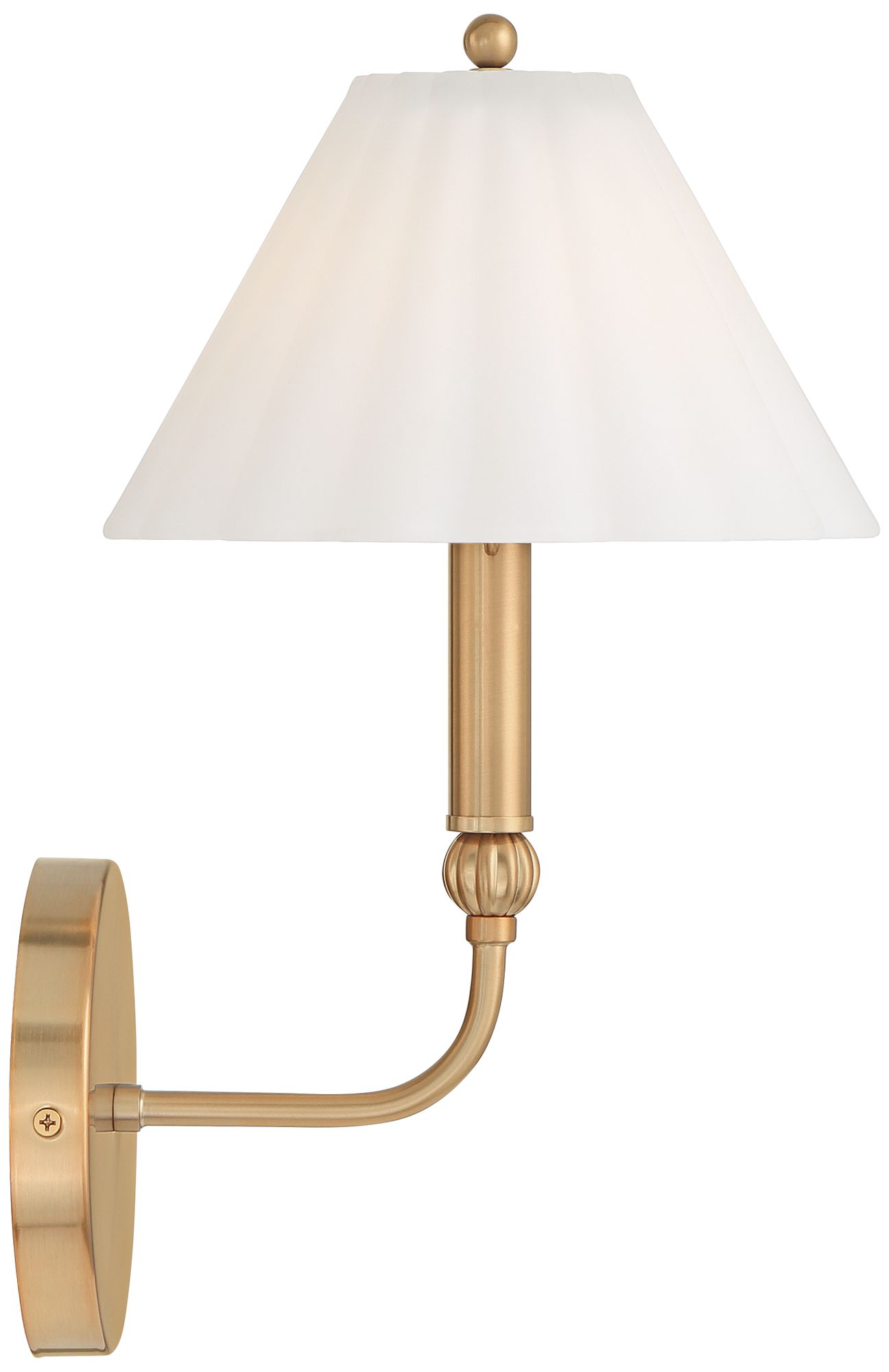 Possini Euro Josephine 13 1/2" High Soft Gold and Glass Wall Sconce