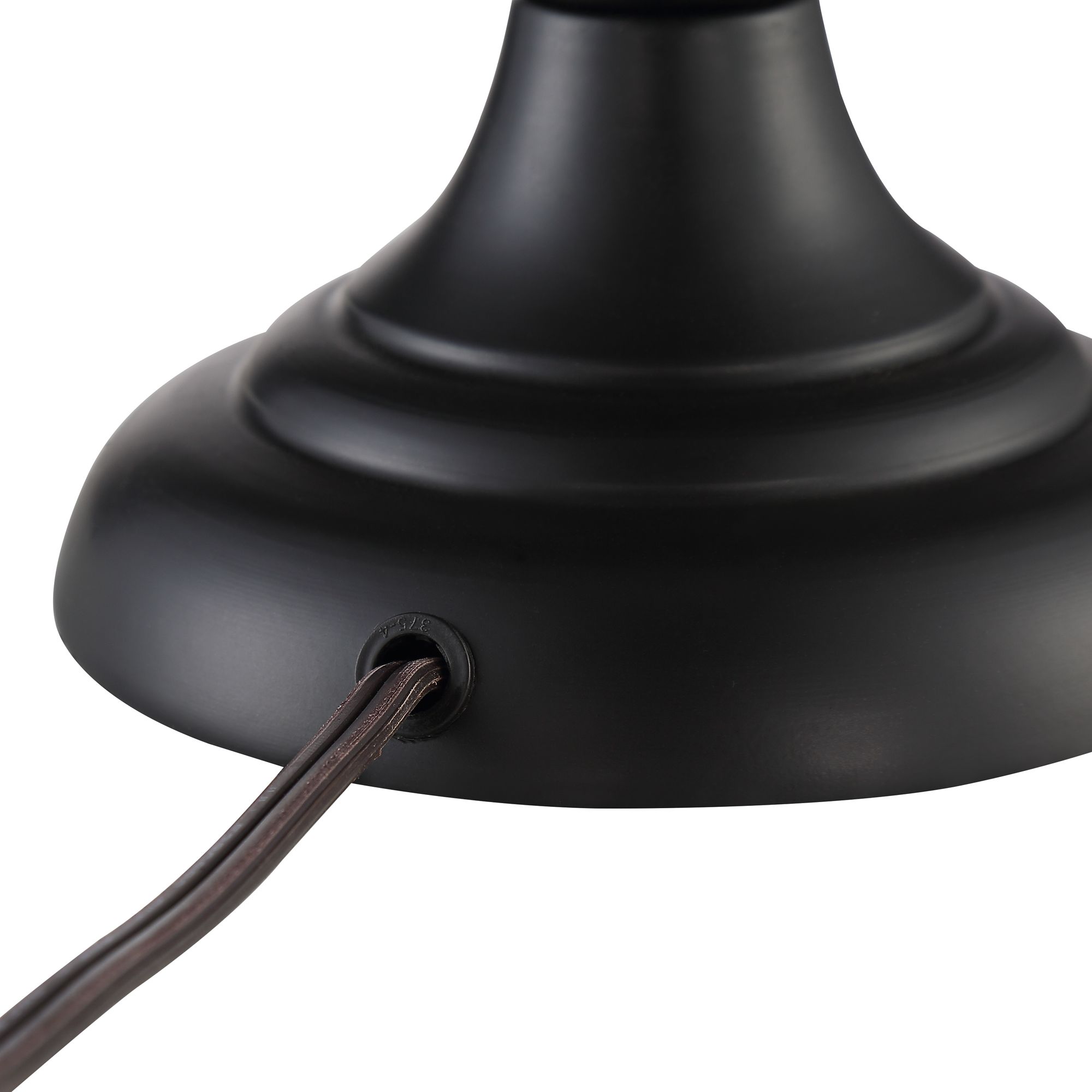 Image 5 Possini Euro Joyce 24" Black Metal Accent Table Lamps Set of 2 more views