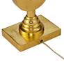 Possini Euro Judith 28 3/4" Open Keyhole Black and Gold Table Lamp