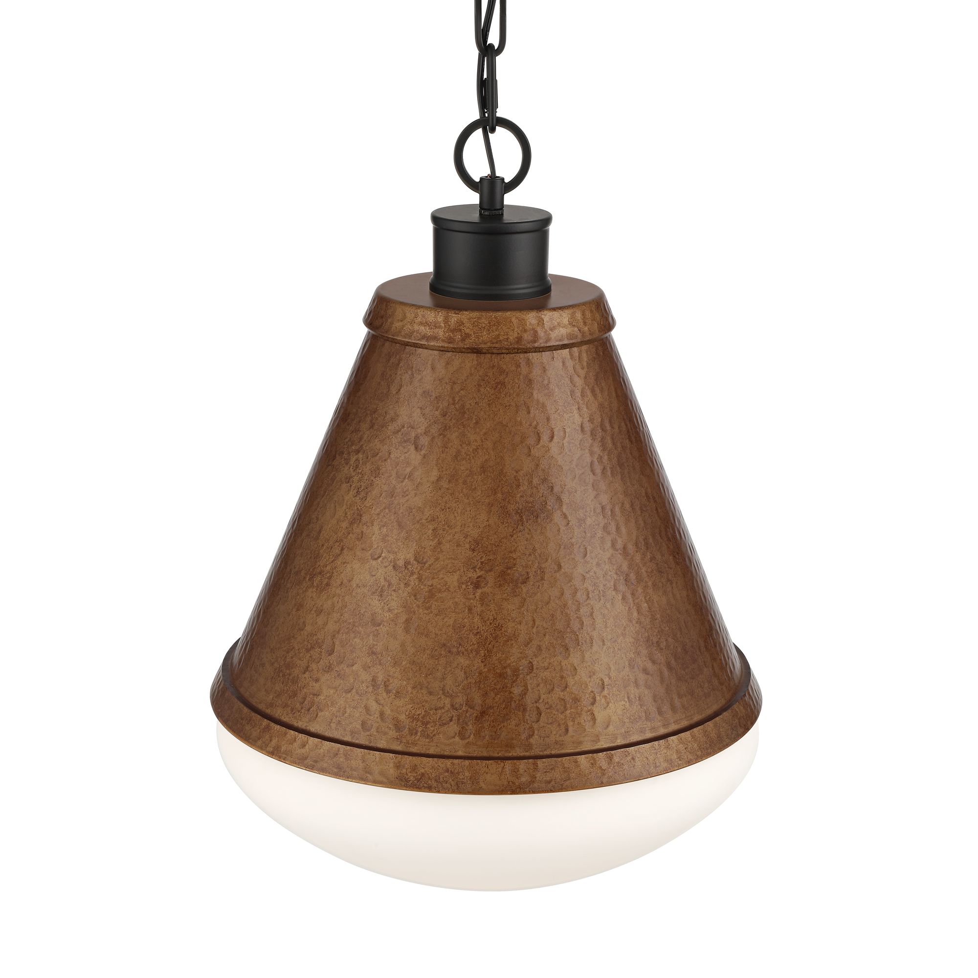 Image 3 Possini Euro Julian 15" Wide Rustic Bronze 1-Light Pendant Light more views