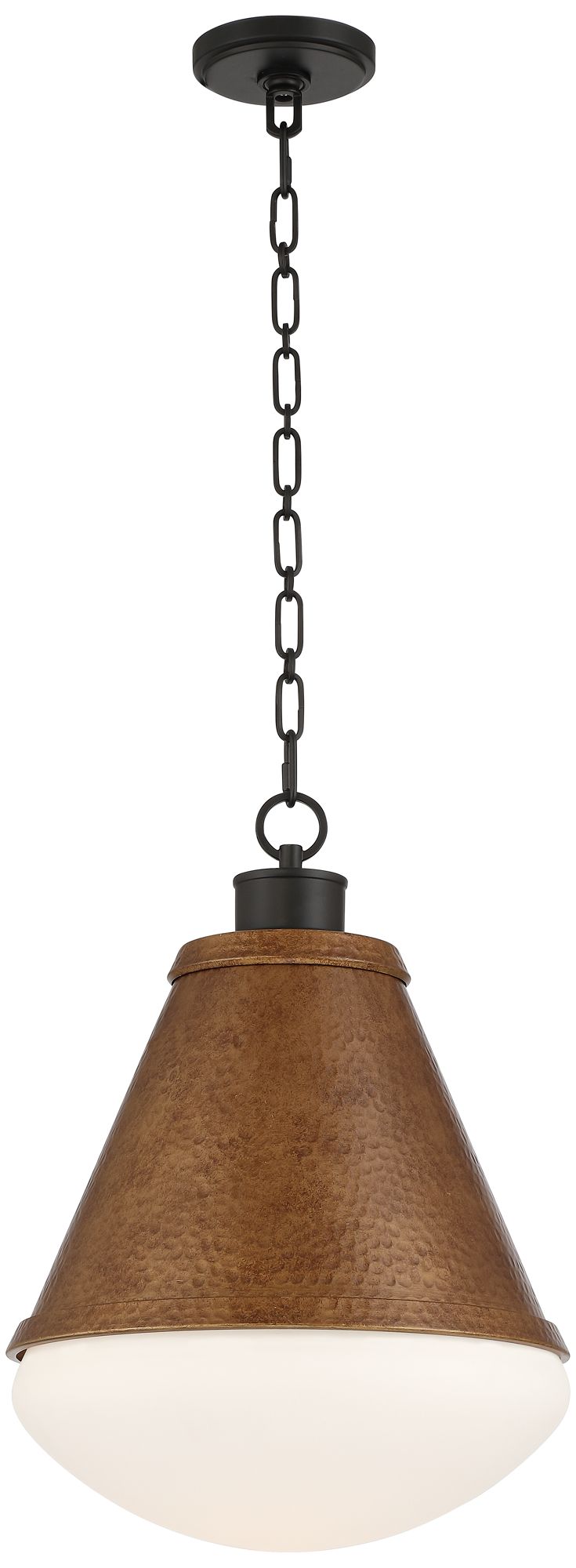 Image 5 Possini Euro Julian 15" Wide Rustic Bronze 1-Light Pendant Light more views