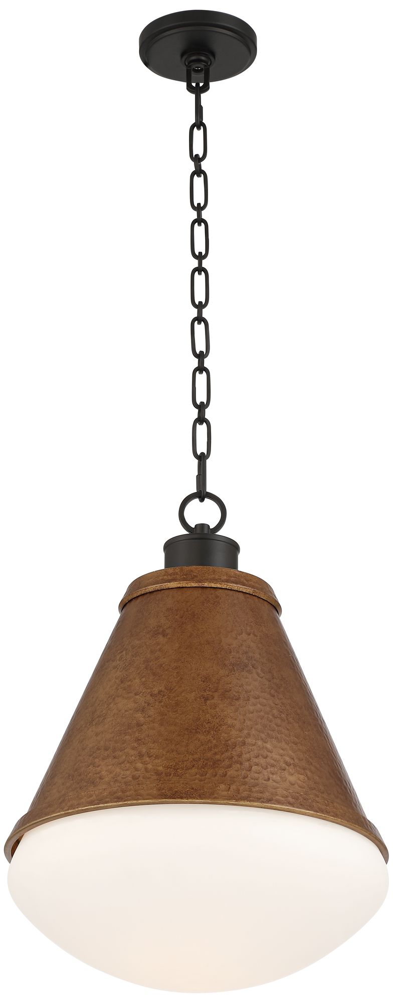 Image 6 Possini Euro Julian 15" Wide Rustic Bronze 1-Light Pendant Light more views