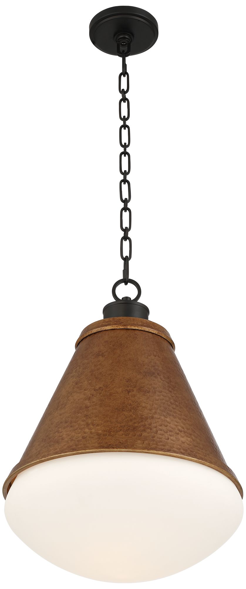 Image 7 Possini Euro Julian 15" Wide Rustic Bronze 1-Light Pendant Light more views