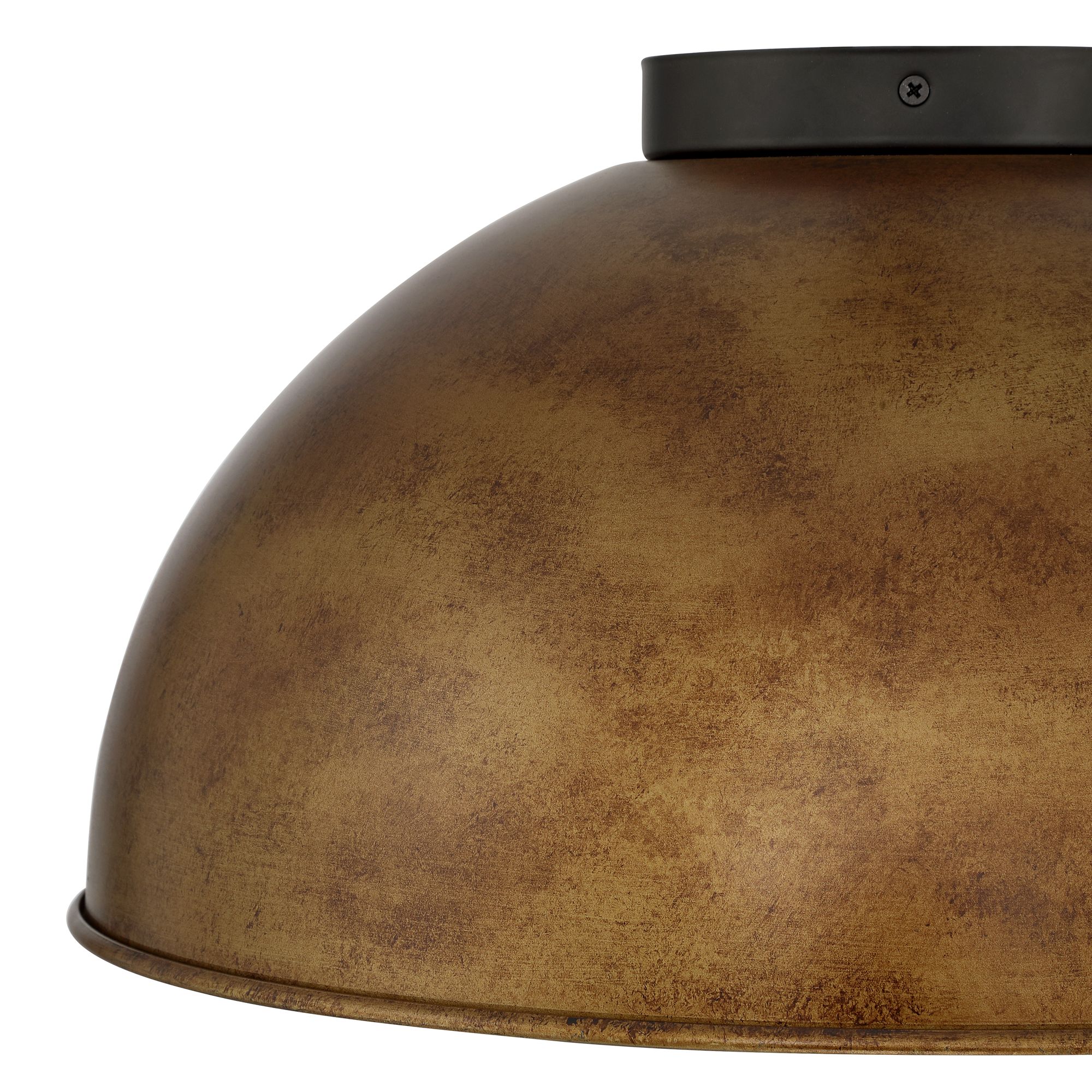 Image 3 Possini Euro Julian 16 1/4" Wide Rustic Bronze 3-Light Ceiling Light more views
