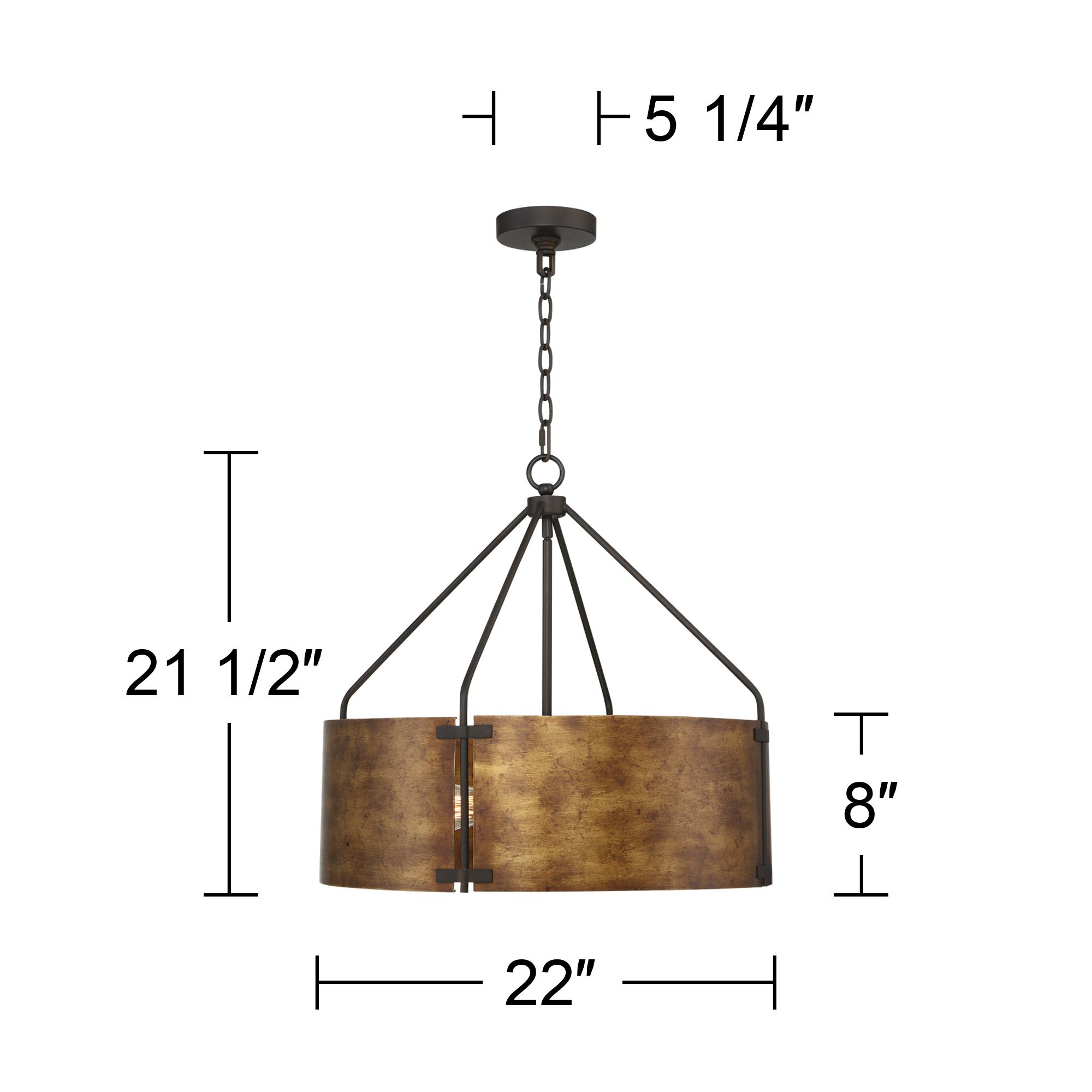 Watch A Video About the Possini Euro Julian Rustic Bronze Metal Drum Pendant Light
