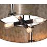 6_Possini Euro Julian 22" Wide Rustic Silver Metal Drum Pendant Light more views