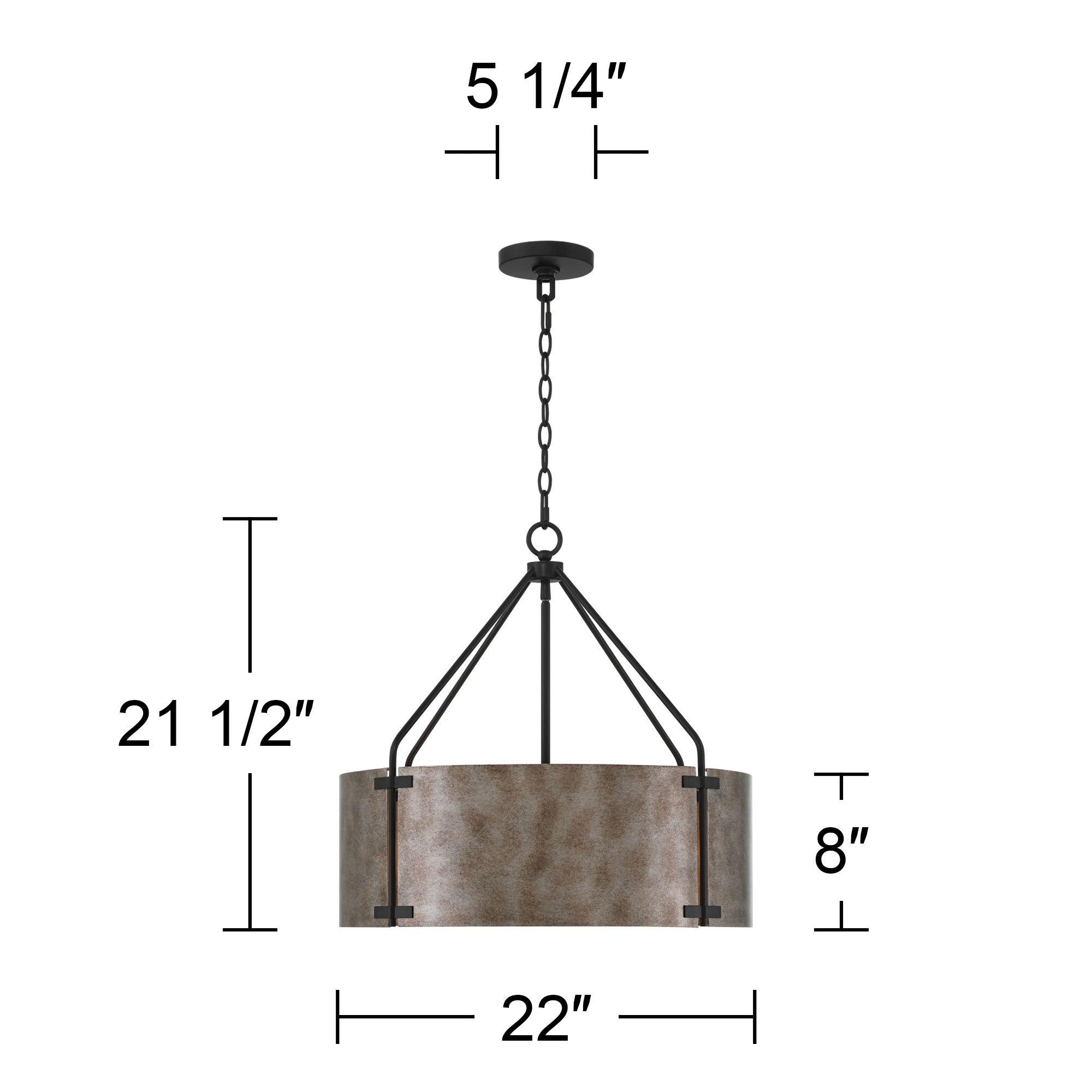 Watch A Video About the Possini Euro Julian 22 Wide Rustic Silver Metal Drum Pendant Light
