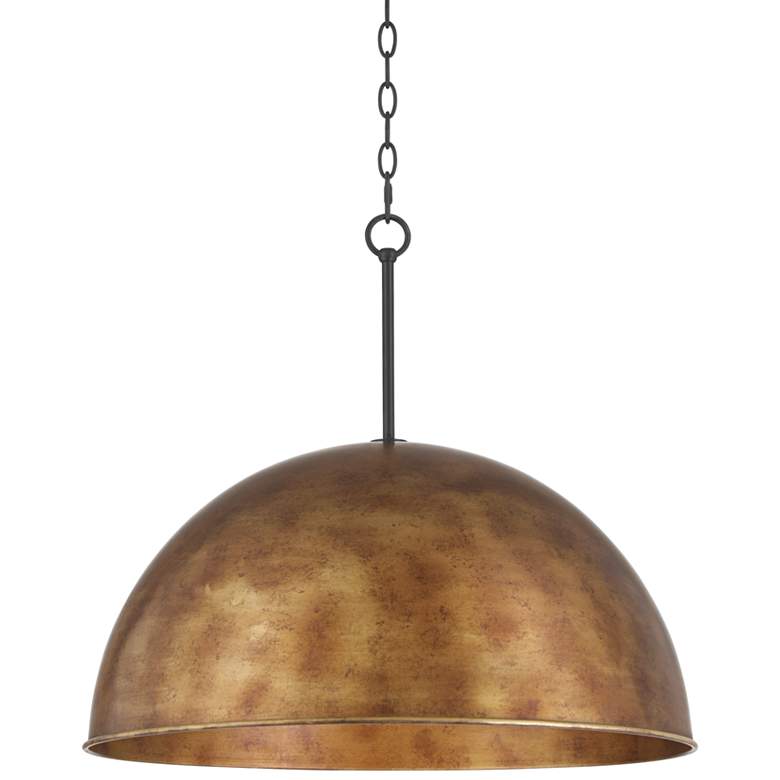 Image 2 Possini Euro Julian 24"W Rustic Bronze 4-Light Dome Pendant