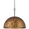Possini Euro Julian 24"W Rustic Bronze 4-Light Dome Pendant