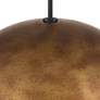 6_Possini Euro Julian 24"W Rustic Bronze 4-Light Dome Pendant more views