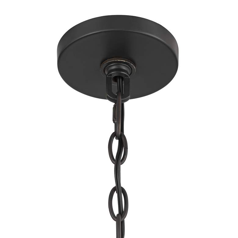 Image 6 Possini Euro Julian 24"W Rustic Bronze 4-Light Dome Pendant more views