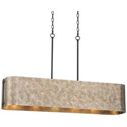 Possini Euro Julian 41 1/2"W Rustic Silver Island Pendant