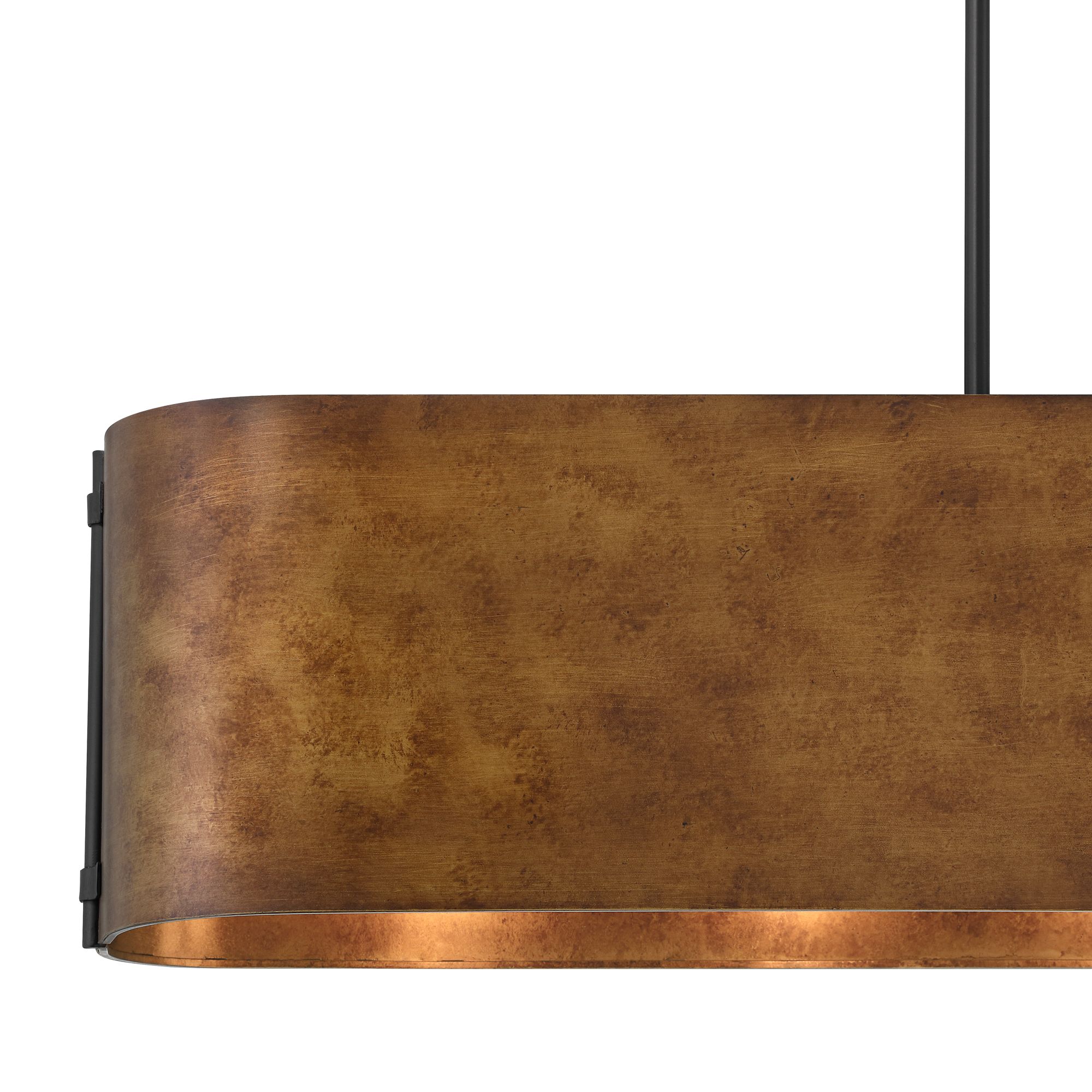 Possini Euro Julian 41 1/2" Wide Rustic Bronze Linear Island Light Image 4