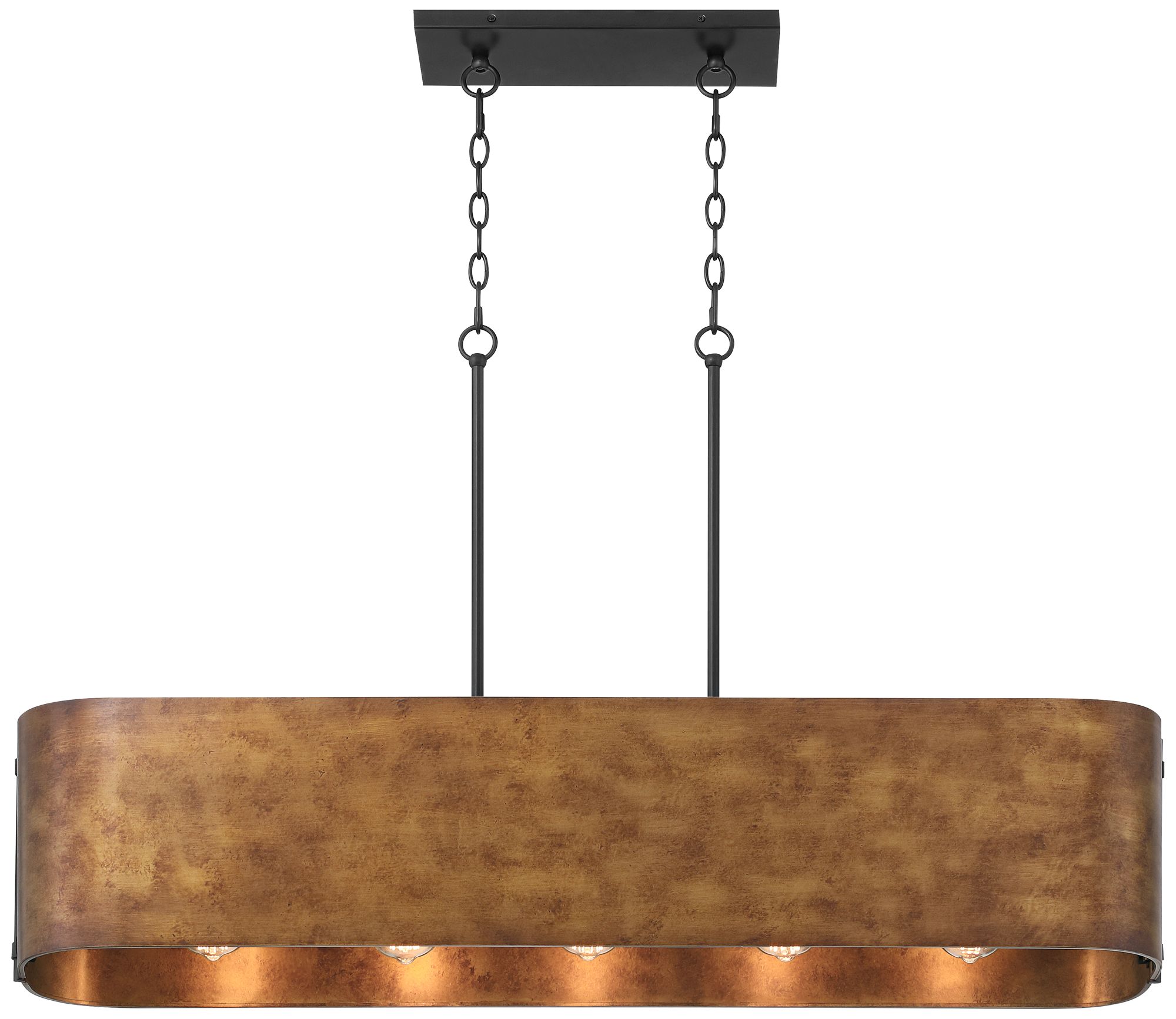 Possini Euro Julian 41 1/2" Wide Rustic Bronze Linear Island Light Image 10