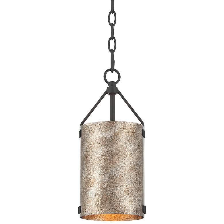 Image 2 Possini Euro Julian 5 3/4"W Rustic Silver Metal Mini Pendant