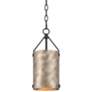2_Possini Euro Julian 5 3/4"W Rustic Silver Metal Mini Pendant
