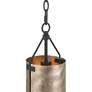 4_Possini Euro Julian 5 3/4"W Rustic Silver Metal Mini Pendant more views