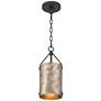 7_Possini Euro Julian 5 3/4"W Rustic Silver Metal Mini Pendant more views
