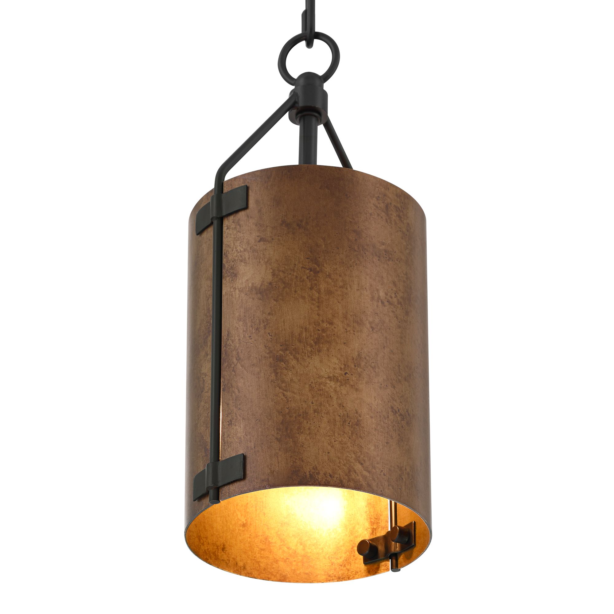 Thumbnail3 of Possini Euro Julian 6" Wide Rustic Bronze Mini Pendant Set of 2 more views
